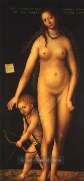 Venus und Amor Lucas Cranach der Ältere Nacktheit Ölgemälde